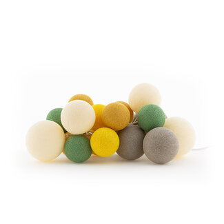 COTTON BALL LIGHTS Premium Lichterkette - Summer Night