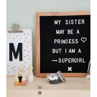 Inspiration | Kids Room | Black Letter Board 30 x 30 2
