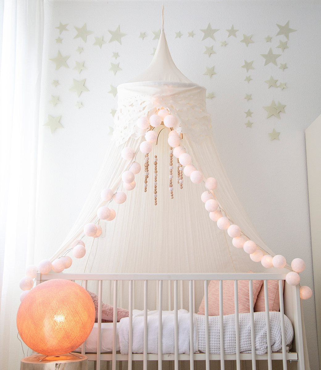 Inspiratie Kinderkamer Light Pink Staande Lamp - Cotton Lights