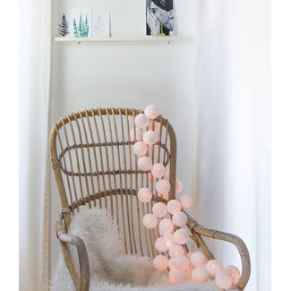 COTTON BALL LIGHTS Inspiration | Living Room | Regular White String Light 3