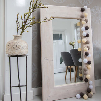 COTTON BALL LIGHTS Inspiratie | Woonkamer | Regular Taupe lichtslinger