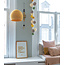 Inspiration | Wohnzimmer | Premium Summer Night White Old School Letterboard Mustard Driekwart Hanging Lamp