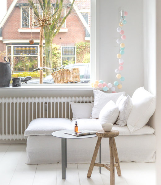 COTTON BALL LIGHTS Inspiratie | Woonkamer | Regular Pastel Lichtslinger