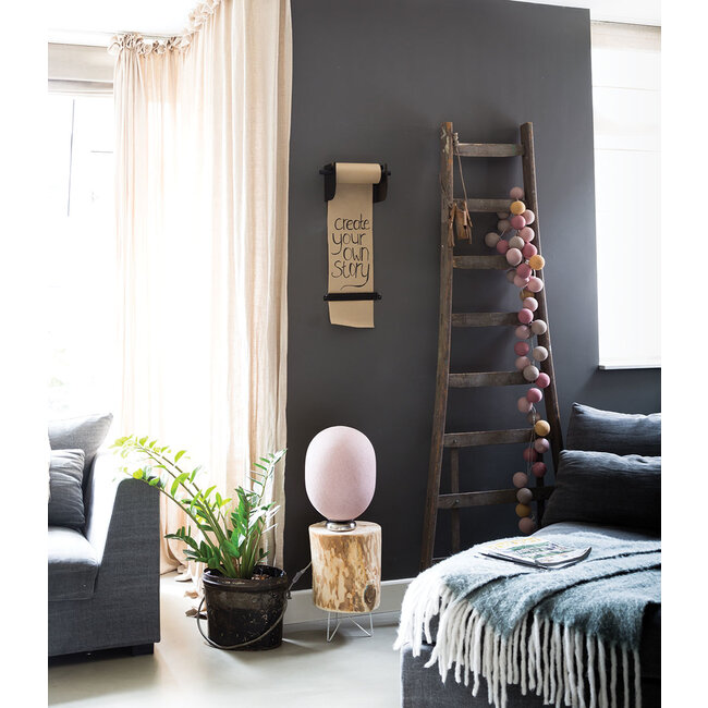 Inspiration | Wohnzimmer | Kraft Paper Roller M Mix & Match String Light Durian Standing Lamp