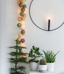 COTTON BALL LIGHTS Inspiratie | Woonkamer | Regular Forest Green Lichtslinger