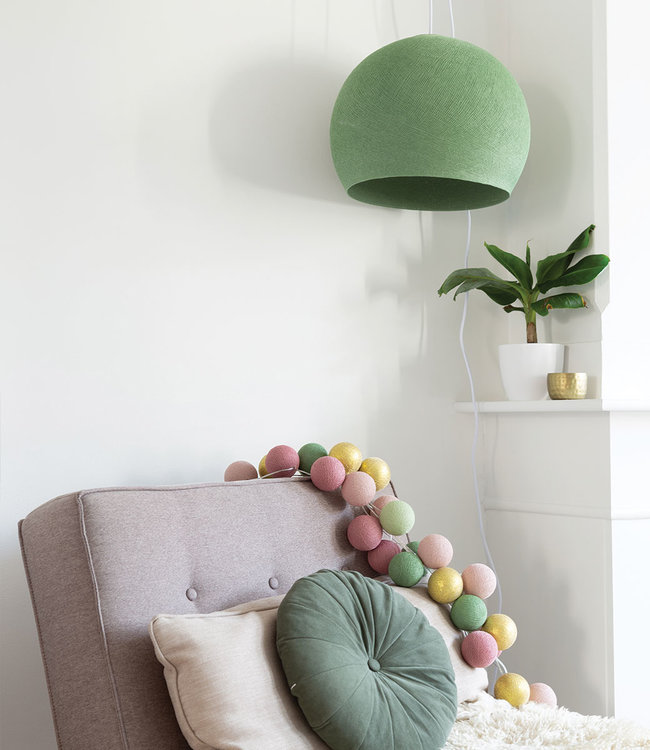Inspiratie | Woonkamer | Sage Green Driekwart Hanglamp Mix & Match Lichtslinger
