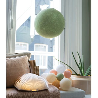LEDR Inspiratie | Woonkamer | Powder Green Hanglamp Book Lamp Premium Light Blossom Lichtslinger