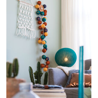 Cotton Ball Lights Inspiratie | Woonkamer | Heavy Aqua Hanglamp