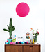 Cotton Ball Lights Inspiratie | Woonkamer | Bright Pink Hanglamp