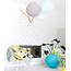 COTTON BALL LIGHTS Inspiration | Wohnzimmer | Light Aqua White Stone Triple Hanging Lamp