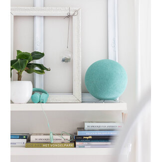 Cotton Ball Lights Inspiration | Bedroom |  Sea Green Standing Lamp