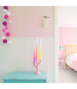 Cotton Ball Lights Inspiration | Wohnzimmer | Regular Pink String Light