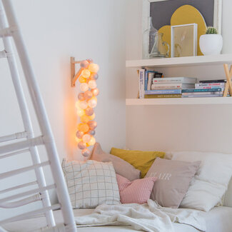 COTTON BALL LIGHTS Inspiration | Wohnzimmer | Sparkling Gold Silver