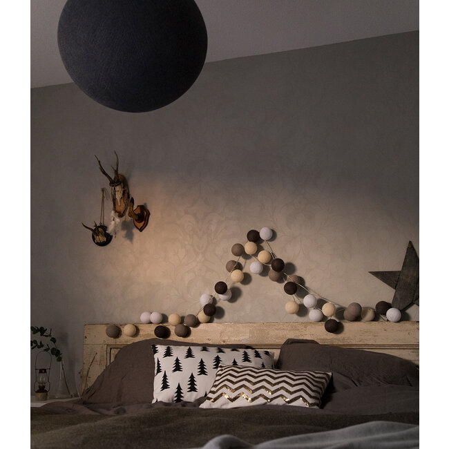Inspiration | Wohnzimmer | Black Hanging Lamp Regular Taupe