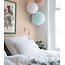 Cotton Ball Lights Inspiration | Bedroom | Triple Light Aqua White Pale Pink