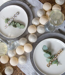COTTON BALL LIGHTS Inspiratie | Feest | Sparkling Lichtslinger Shell Silver 3