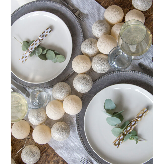 Inspiration | Party | Sparkling String Light Shell Silver 3