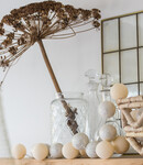 COTTON BALL LIGHTS Inspiratie | Feest | Sparkling Lichtslinger Shell Silver 2