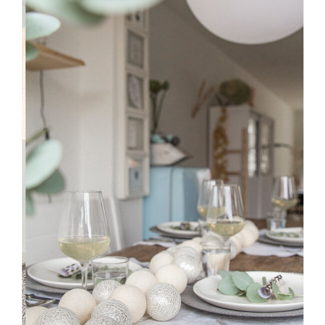 Inspiration | Party | Sparkling String Light Shell Silver