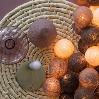 COTTON BALL LIGHTS Inspiratie | Feest | Regular Lichtslinger Brown