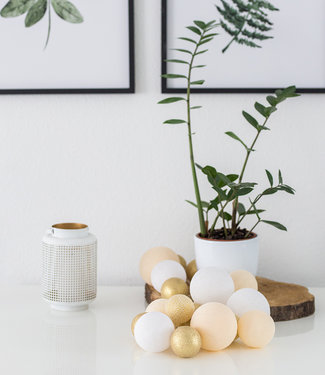 Cotton Ball Lights Inspiratie | Feest | Premium Touch of Gold