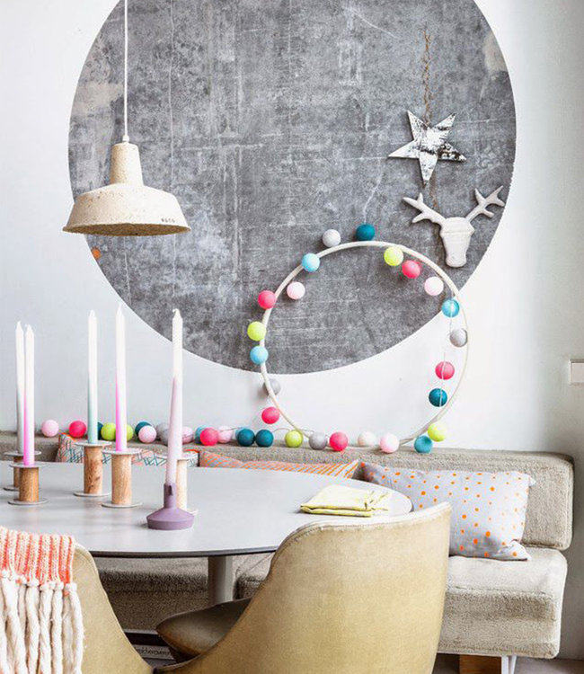 Inspiration | Party | Mix & Match String Light Bright Pink Soft Yellow Heavy Aqua