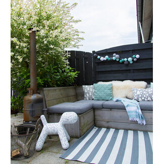 COTTON BALL LIGHTS Inspiratie | Tuin | Premium Lichtslinger Cool Choice Aqua