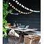 COTTON BALL LIGHTS Inspiration | Garten | Outdoor Cottonball String Light Plata Oro Viejo Rosa