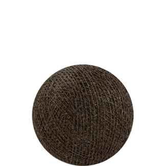 Cotton Ball Lights Indoor Brown