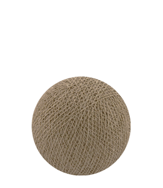 Cotton Ball Lights Indoor Caffe Latte