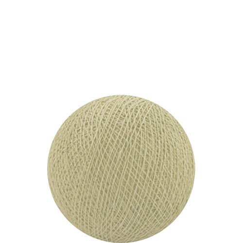 Cream Cotton Ball Lights
