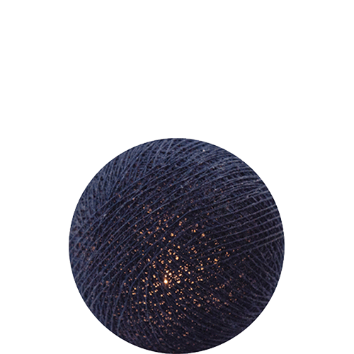 Dark Blue Cotton Ball Lights