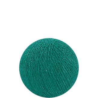 Cotton Ball Lights Indoor Heavy Aqua