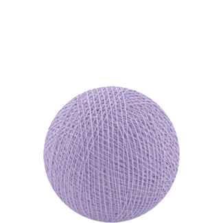 Cotton Ball Lights Indoor Lavender