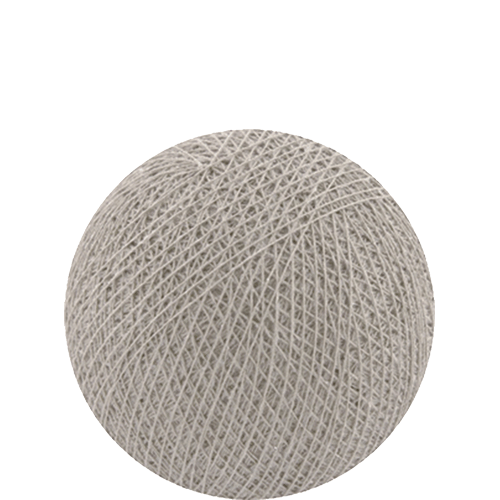 Light Brown Cotton Ball Lights