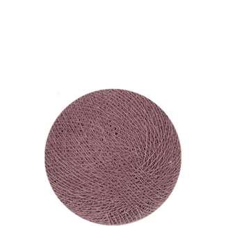 COTTON BALL LIGHTS Indoor Mauve