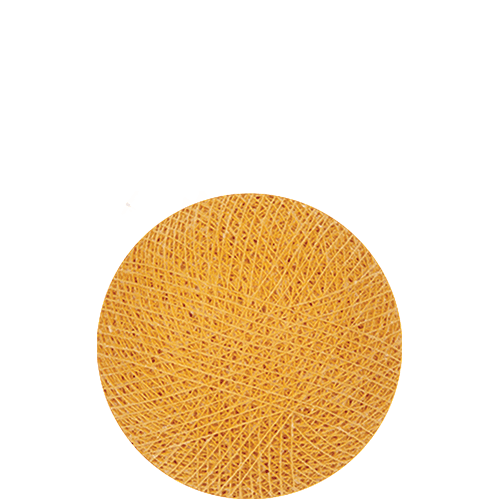Mustard Cotton Ball Lights
