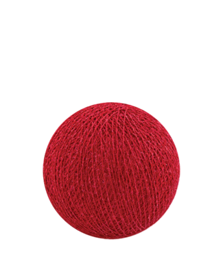 Cotton Ball Lights Indoor Red
