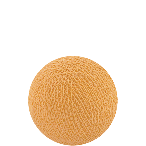 Soft Orange Cotton Ball Lights