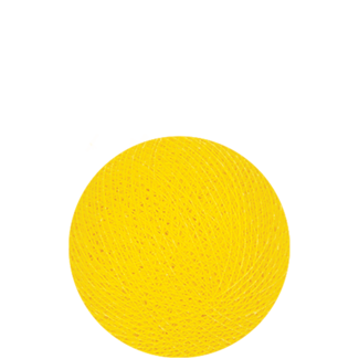 Cotton Ball Lights Indoor Yellow