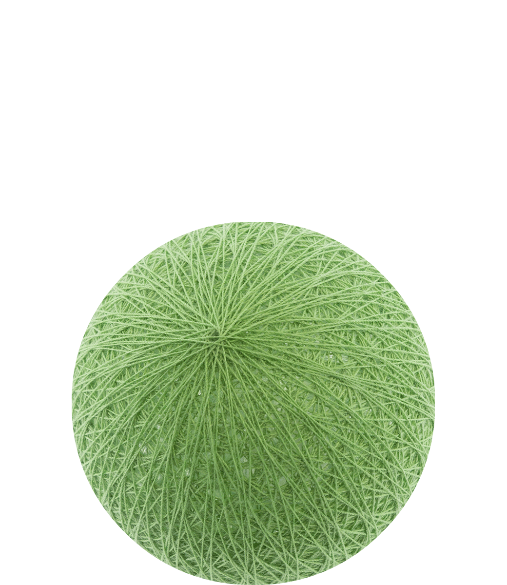 Sage Green Cotton Ball Lights