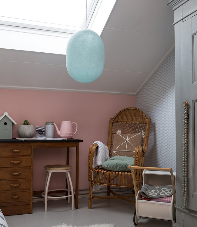 Cotton Ball Lights Oval hanglamp licht blauw - Light Aqua