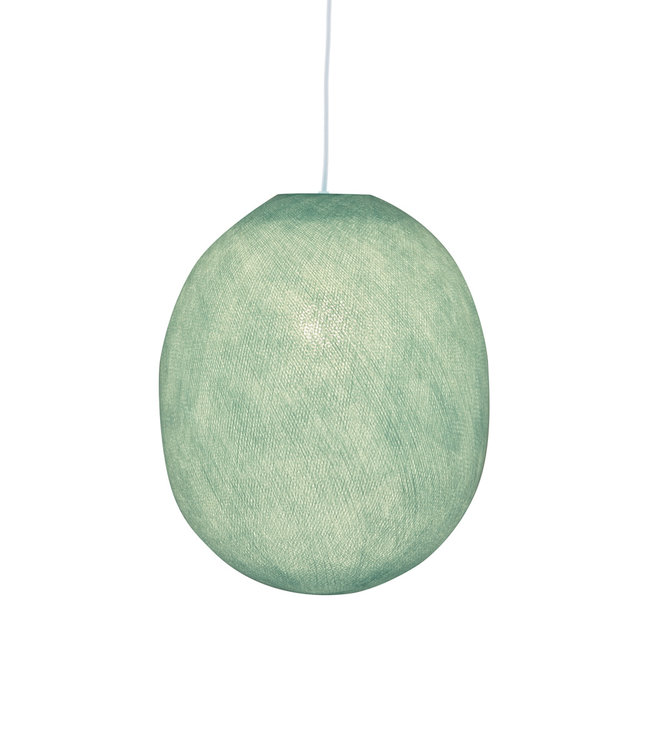 Oval Hängelampe - Light Aqua