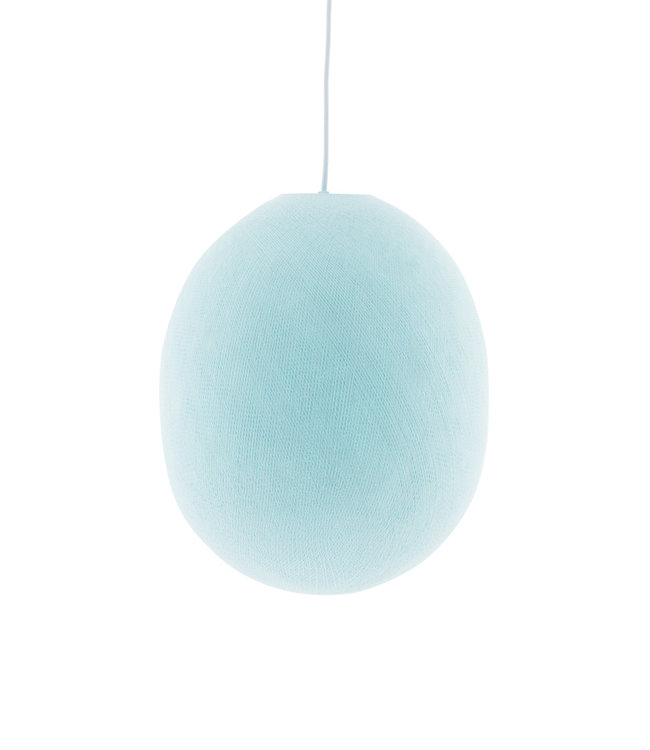 Oval Hängelampe - Light Aqua