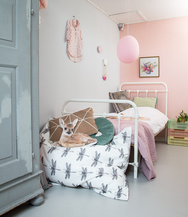 Oval Hängelampe - Light Pink