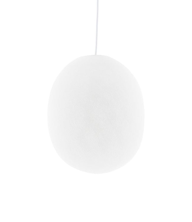 Cotton Ball Lights Oval hanglamp wit - White