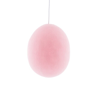 COTTON BALL LIGHTS Oval Hanging Lamp - Light Pink