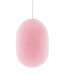 Oval Hanging Lamp - Light Pink