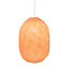 Oval Hanging Lamp - Light Pink