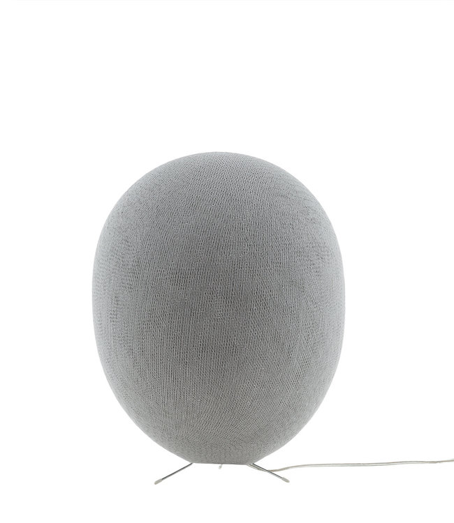 Cotton Ball Lights Oval staande lamp grijs - Stone